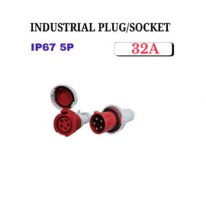 INDUSTRIAL PLUG/CONNECTOR WATERPROOF 5P