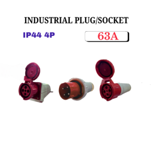 INDUSTRIAL PLUG/CONNECTOR WATERPROOF 4P 63A