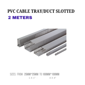 PVC CABLE TRAY/DUCT SLOTTED