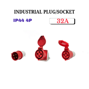 INDUSTRIAL PLUG/CONNECTOR WATERPROOF 4P 32A