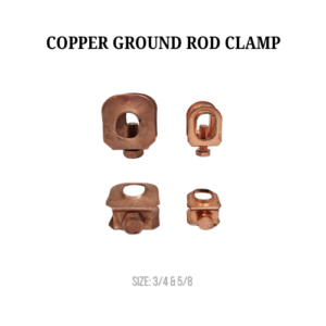 COPPER GROUND ROD CLAMP