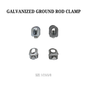 GALVANIZED GROUND ROD CLAMP